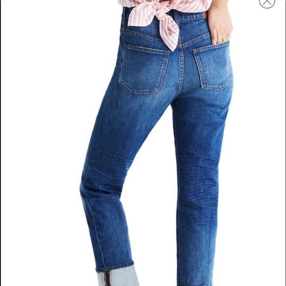 MADEWELL The high rise slim boy Jeans - Picture 7 of 14